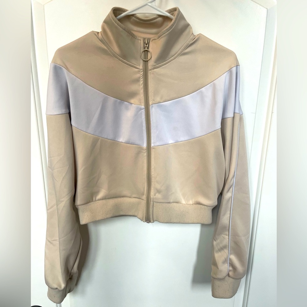 Fashion Nova Tracksuit Set — Cropped Zipup